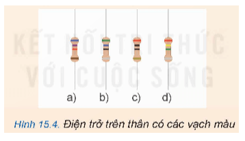 Đọc giá trị của các điện trở Hình 15.4 trang 77 Công nghệ 12