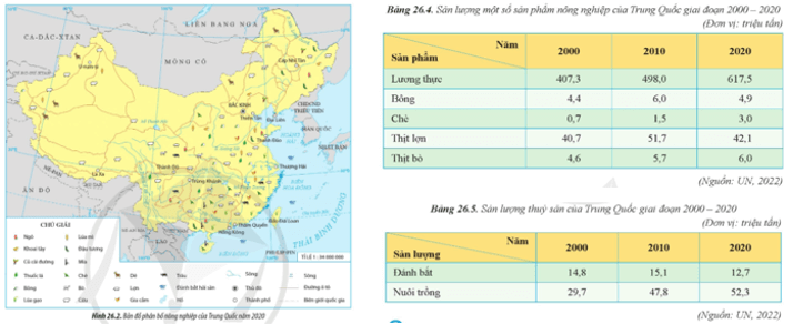 Xác định một số cây trồng, vật nuôi chính của Trung Quốc (ảnh 2)