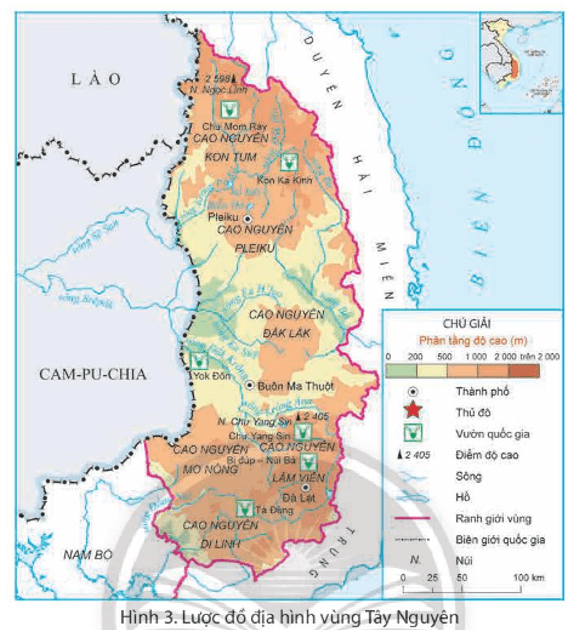 Lịch Sử và Địa Lí lớp 4 Chân trời sáng tạo Bài 19: Thiên nhiên vùng Tây Nguyên