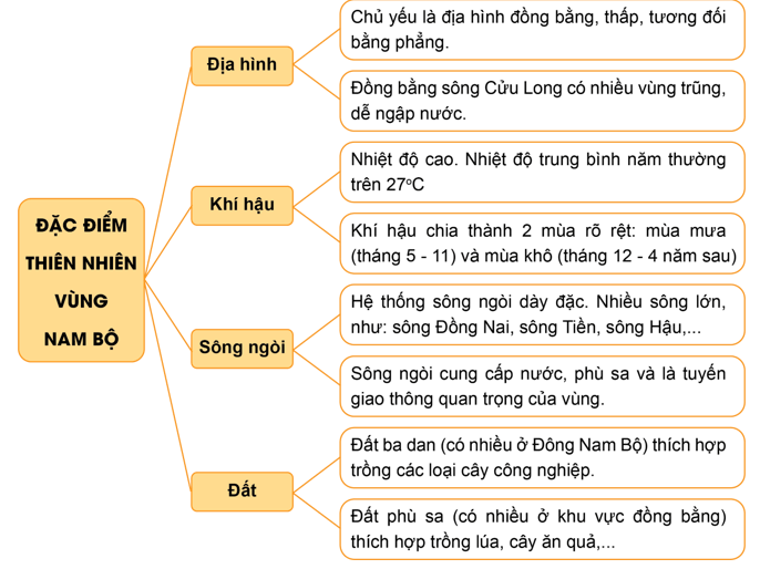 Lịch Sử và Địa Lí lớp 4 Chân trời sáng tạo Bài 23: Thiên nhiên vùng Nam Bộ